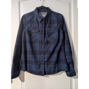 Dixxon | Snap-On Limited Edition Blue Plaid Flannel In Navy